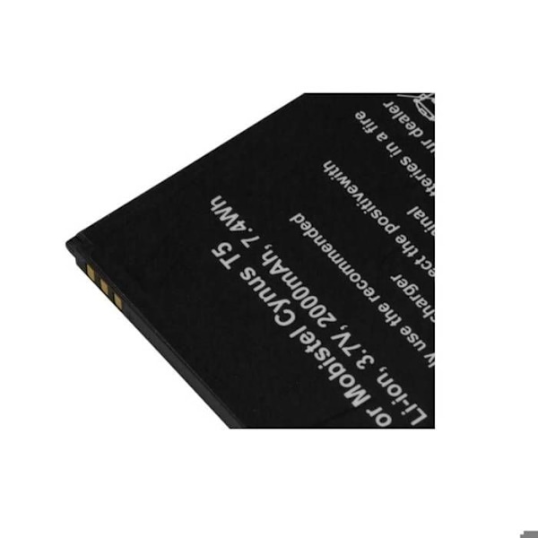 Batteri til Mobistel Cynus T5 3,7V 2000mAh Li-ion Sort Svart