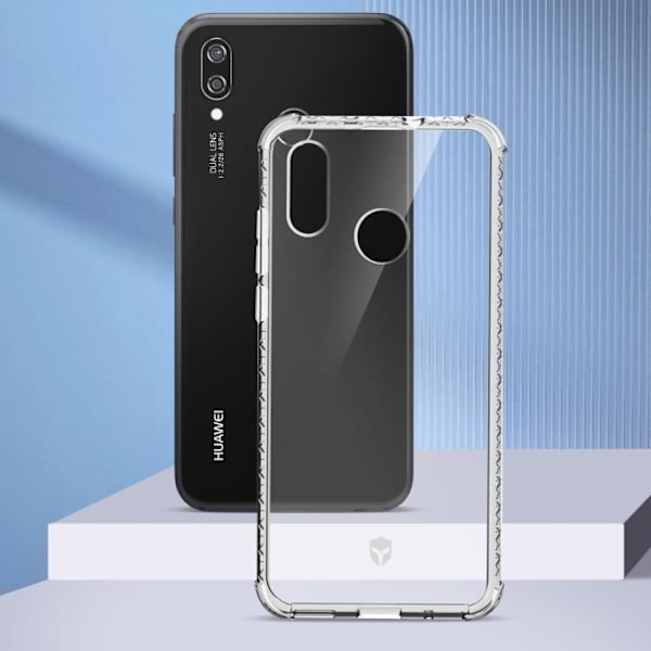 Huawei P20 Lite fodral - FORCE CASE - Anti-fall 2m - Luftkudde - Upphöjd kamerakant Vit