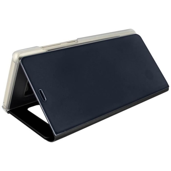 Housse - AVIZAR - Galaxy Note 8 - Folio-etui Miroir - Fuld beskyttelse - Stand-funktion Svart