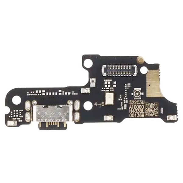 Latausliitin - RELIFE - Xiaomi Redmi 13C - USB-C - Integroitu mikrofoni - Musta Svart