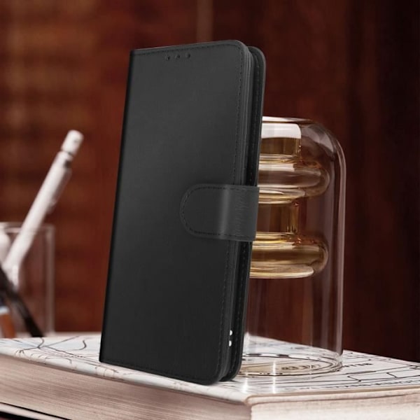 Fodral till Google Pixel 7 Pro - AVIZAR - Wallet Flip - Videostödfunktion - Svart Svart