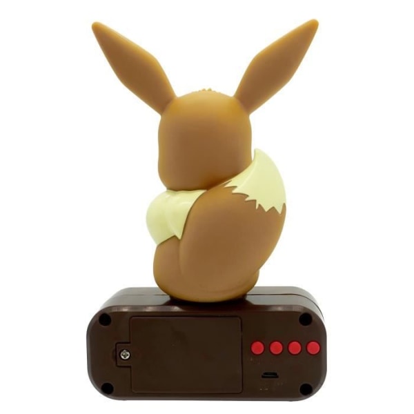 POKEMON Vækkeur Radio Eevee LED-lampe Gul