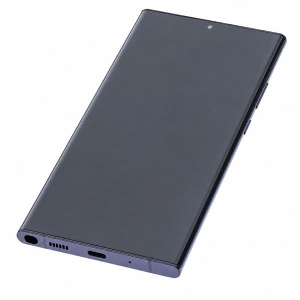 Fuldt Skærm til Galaxy Note 20 Ultra 5G AMOLED med Chassis Service Pack Samsung Sort Svart