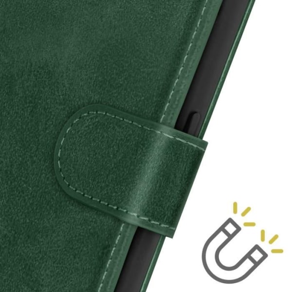 Fodral för Nothing Phone 2 - AVIZAR - Handledsrem Flip Wallet Support - Grön - Syntet - Unisex Grön