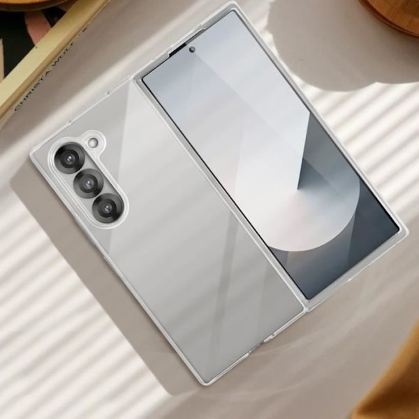 AVIZAR Skyddsfodral för Samsung Galaxy Z Fold 6 - Upphöjda kanter och förstärkta hörn - Klar Transparent