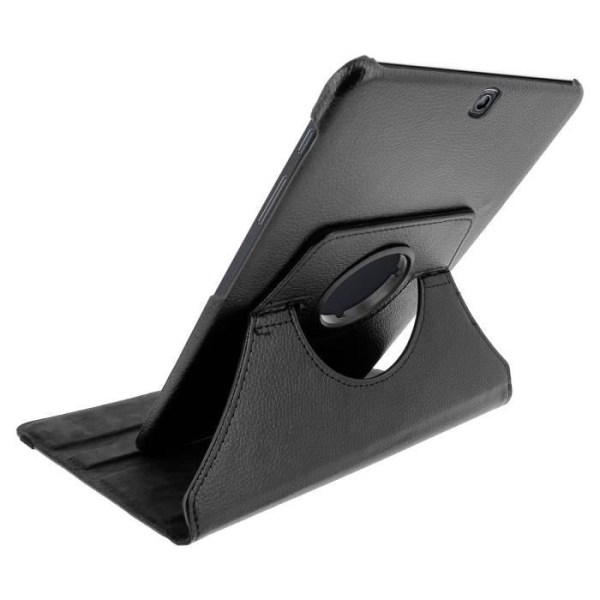 Etui - Samsung - Galaxy Tab S2 9.7 - Justerbar Fodral - 360° Stöd - Eco-Läder Svart Svart
