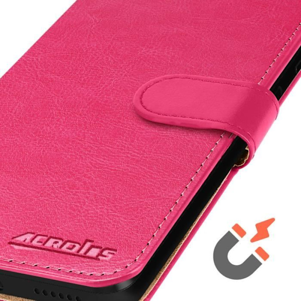 Rosa fodral för Logicom Solar Wallet Adhesive Mount Rosa