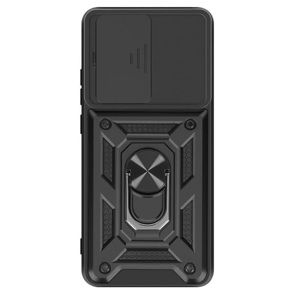 Coque - Xiaomi - Poco X7 Pro - Magnetisk Ring - Kamerabeskyttelse - Sort Svart