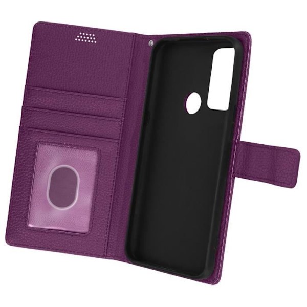 Kansi - AVIZAR - TCL 20R 5G - Videotelineen lompakko - violetti lila