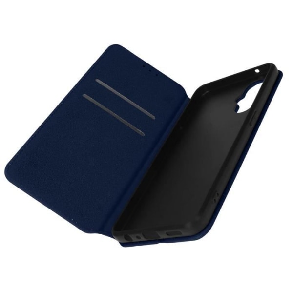 Fodral till Oppo Reno 8 Lite 5G - AVIZAR - Flip Card Holder Video Support - Midnight blue Midnattsblå