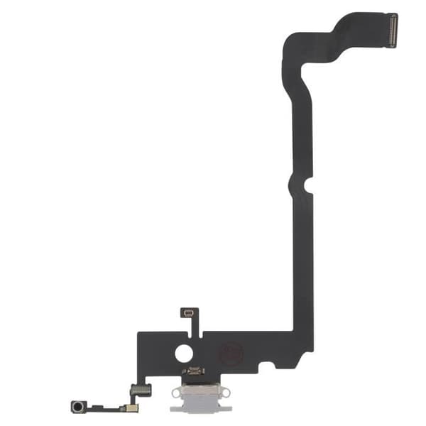 Ladeconnector - AVIZAR - iPhone XS Max - Sølv - Kablet - CE- og RoHS-kompatibel Grå
