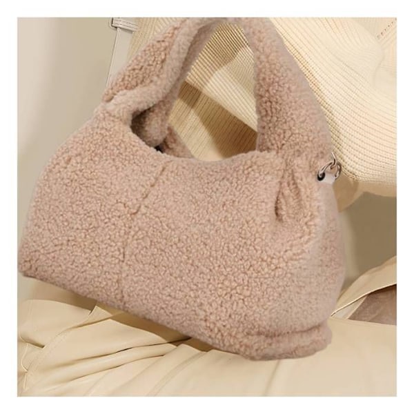 Taske i fyr med aftagelig skulderrem Gallantry Taupe Beige