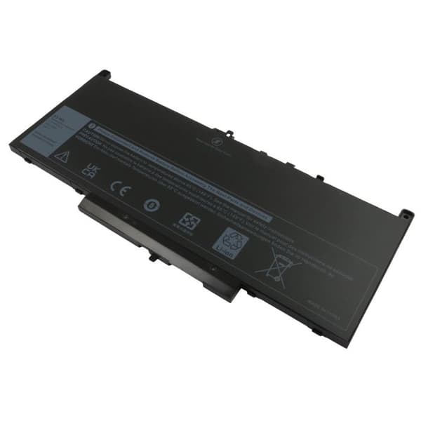 Batteri - AVISERE - Dell Latitude 12 - 7,6V - 7200mAh - Li-Polymer - Sort Svart