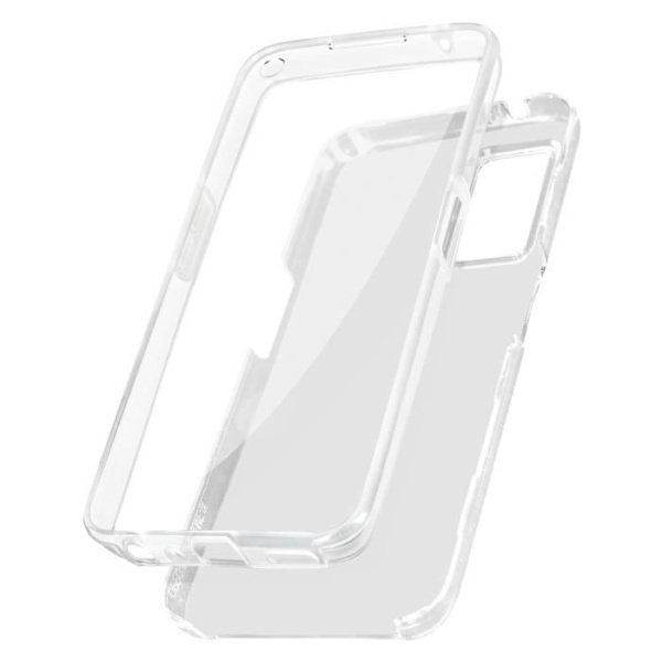 AVIZAR fuldt etui til Oppo A76 og A96, Realme 9i - Gennemsigtig blød - 360° beskyttelse Transparent