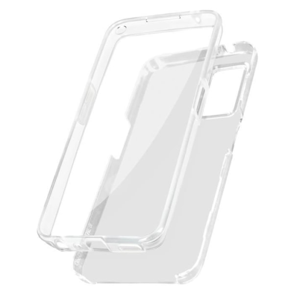 AVIZAR täyskotelo Oppo A76:lle ja A96:lle, Realme 9i - Läpinäkyvä pehmeä - 360° suoja Transparent