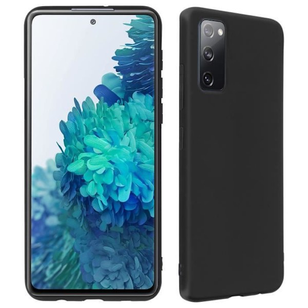 Samsung Galaxy S20 FE Pehmeä joustava iskunkestävä mattapintainen musta kuori Svart