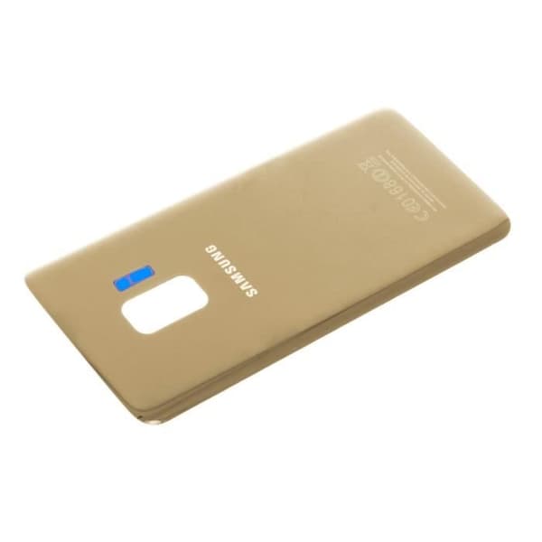 Batteri - SAMSUNG - Galaxy S9 - Guld - Original - Måttanpassade utskärningar Gul