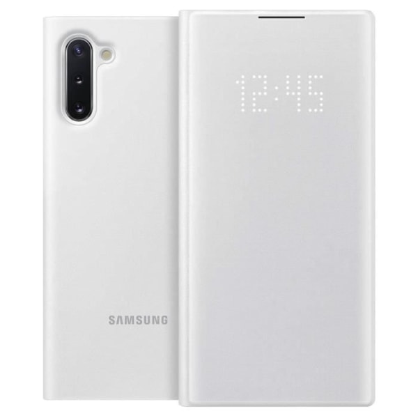 Samsung Galaxy Note 10 Fodral Korthållare LED View Cover Original Vit