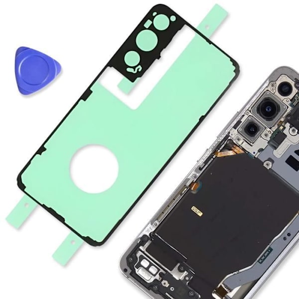 AVIZAR takaikkunan liima Samsung Galaxy S22:lle - Vahva tartunta - Läpinäkyvä Transparent