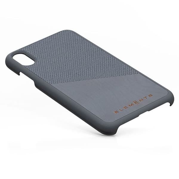 Telefoncover - Nordic Elements - Original Hel - Ahorntræ - Polycarbonat - Mellemgrå Mellem grå