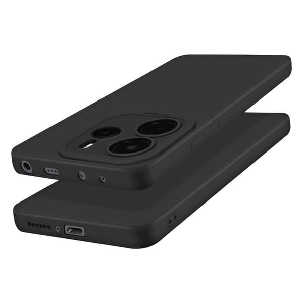 Coque - Xiaomi - Redmi Note 14 5G - Silikon Gel Flexibel - Anti-Rip skydd - Matt finish Svart