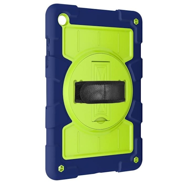 Fodral till Galaxy Tab A9 Plus - AVIZAR - Stötsäkert Kickstand Roterande Handtag - Midnattsblå Blå