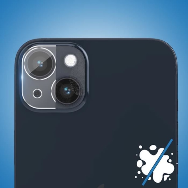 Kamerafilm - AVIZAR - iPhone 14/14 Plus - 9H härdat glas - Anti-fingeravtryck - Transparent Transparent