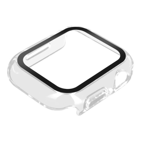 Enkay kova suojakuori Apple Watch Series 7:lle (45mm) - Läpinäkyvä valkoinen Transparent