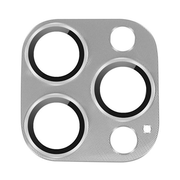 Kameraskydd - ENKAY - iPhone 15 Pro/Pro Max - 9H härdat glas - Aluminiumlegering - Ultratunn Grå