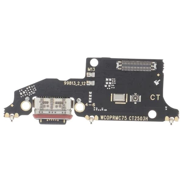 USB C Ladekonnection til Realme C75 + Mikrofon Sort