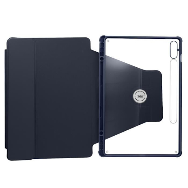 Kansi Samsung Galaxy Tab S9 FE Plus -puhelimelle - AVIZAR - 360° kääntyvä jalusta - Midnight Blue Blå