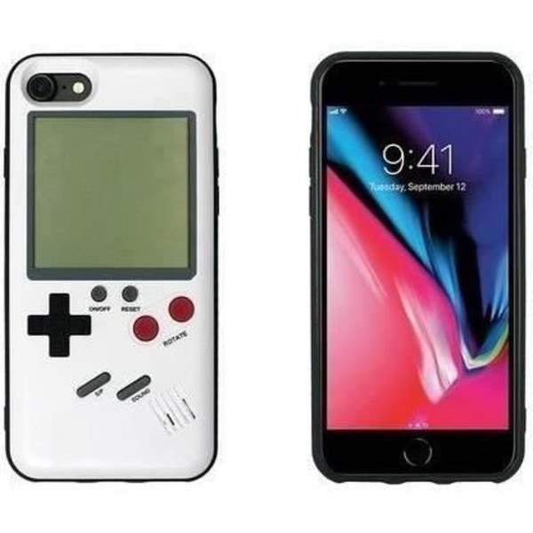 MUVIT LIFE Retro Game Case Vit: Apple iPhone SE / 8 / 7