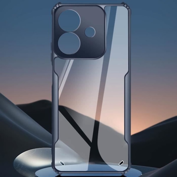 Coque - AVIZAR - Realme C61 - Silikon Antichock - Kameraöverdrag - Mörkblå Blå
