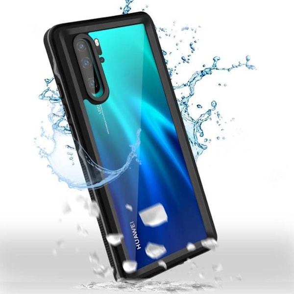 Coque - REDPEPPER - Huawei P30 Pro - Vandtæt op til 2m - Stødsikker - Indbygget skærmbeskytter Svart