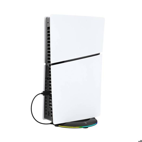 Støttevertikal lys til PS5 Slim / Pro med 14 RGB-effekter Ipega Sort Svart