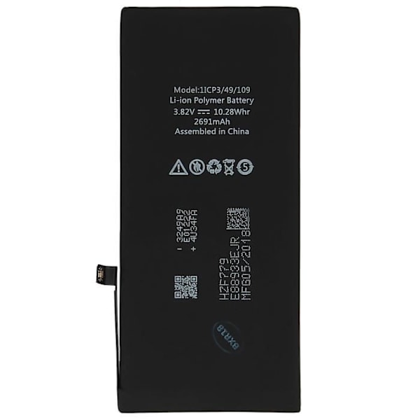 Intern Batteri - AVIZAR - iPhone 8 Plus - 2691 mAh - Lithium Ion - Kompatibel 1IP3/49/109