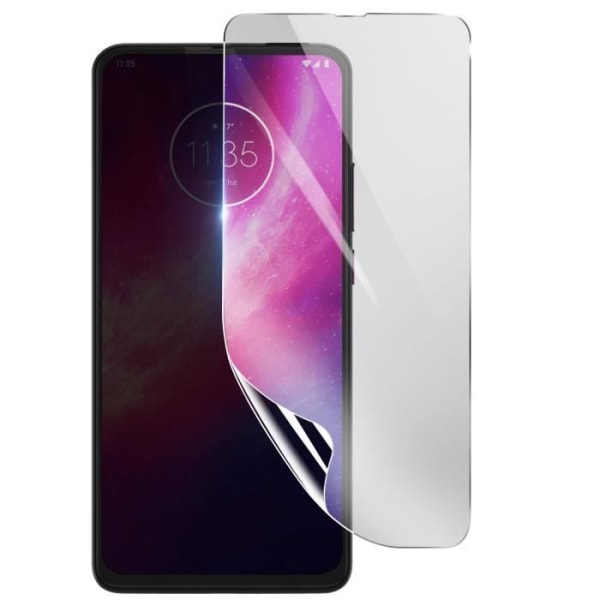 Skärmskydd - 3MK - Motorola One Hyper - Stötsäker Hydrogel - Transparent - Reptålig Transparent