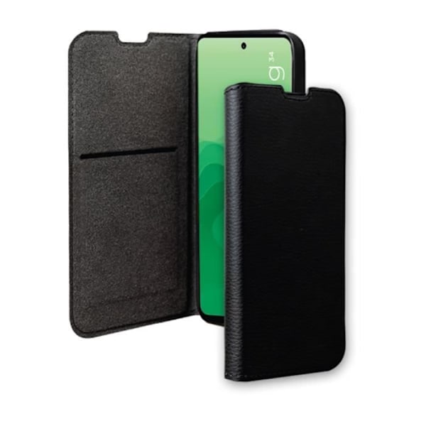Étui Folio Wallet - BIGBEN - Moto G34 - Sort - Folds Stand - Hel beskyttelse Svart