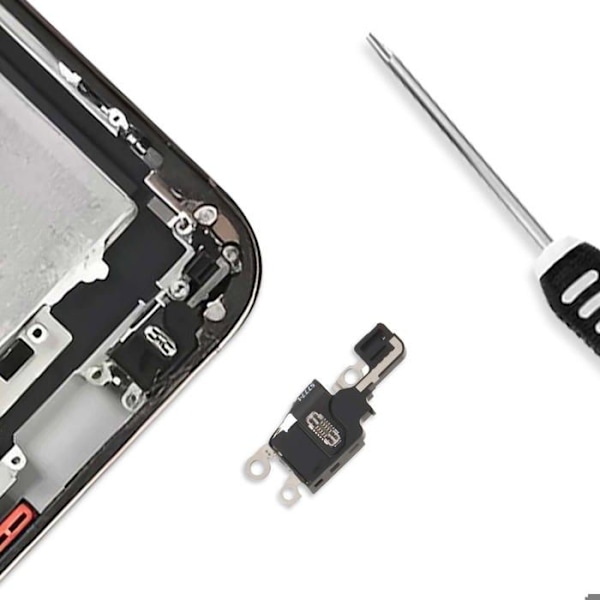 Mikrofonin nappi iPhone 16 Pro Varaosa Musta Svart