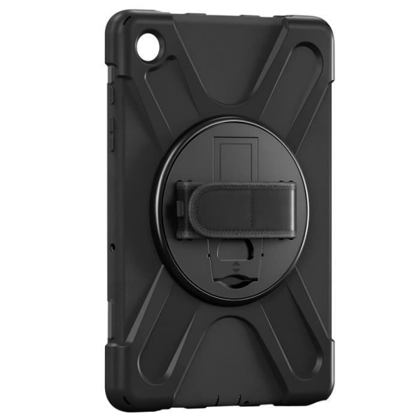 Fodral till Samsung Tab A9 Plus Stötsäkert handtag i två material Kickstand 4smarts Svart Svart
