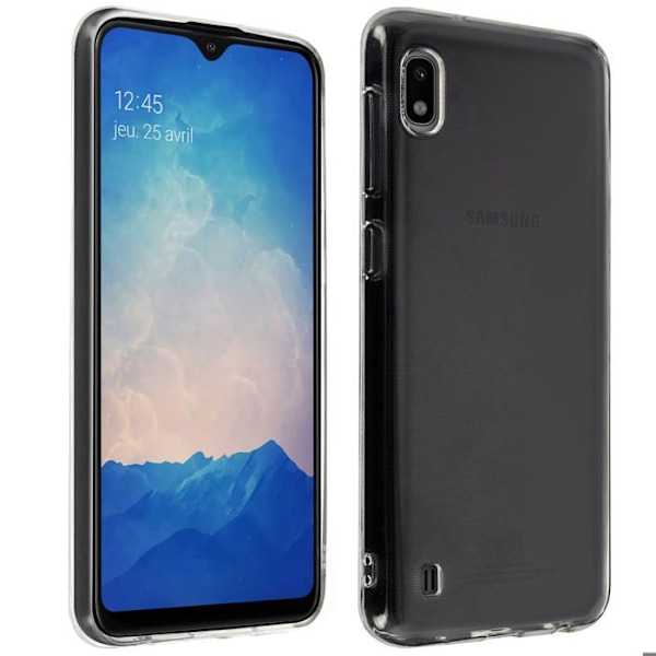 Samsung Galaxy A10 Shockproof Slim Silicone Case Akashi Transparent Vit
