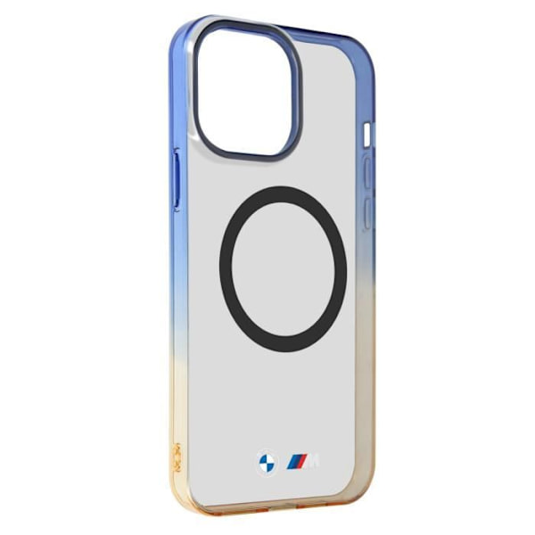 Kotelo iPhone 15 Prolle - BMW - Sininen Gradient Design - Iskunkestävä ja naarmuuntumaton Flerfärgad