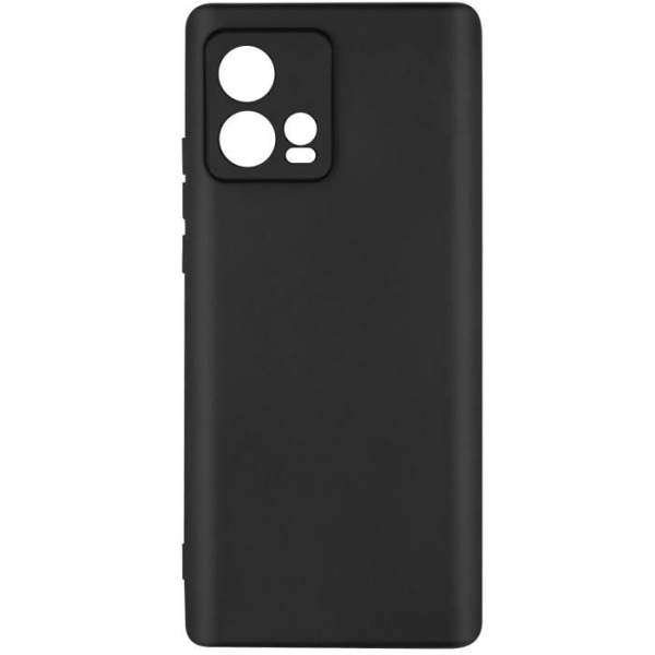 Fodral till Motorola Edge 30 Ultra Silicone Soft Touch Matte Anti-fingerprint svart Svart