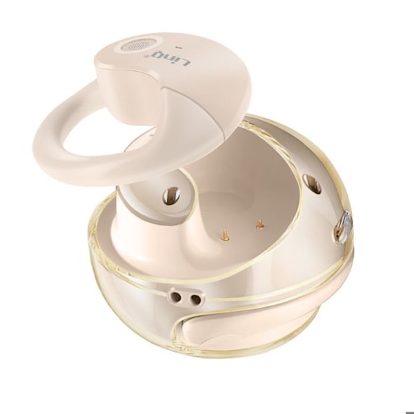 Bluetooth høretelefoner Clip knoglesensation mikro opkald berøringsfølsom LinQ beige Beige