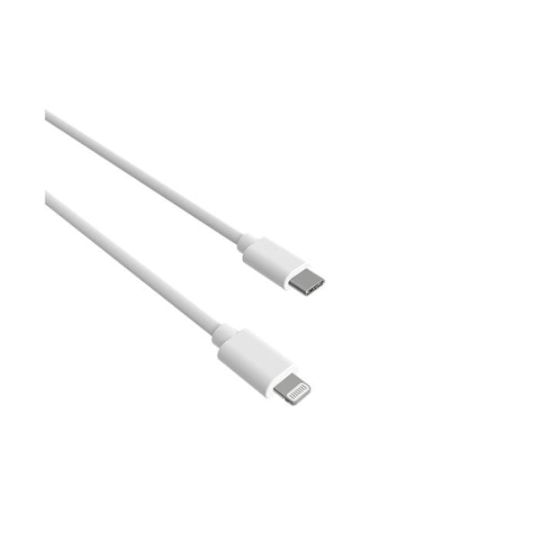 Lightning-kabel till USB-C PD 27W Laddning och Synkronisering Collection POP 1,5m Jaym Vit Vit