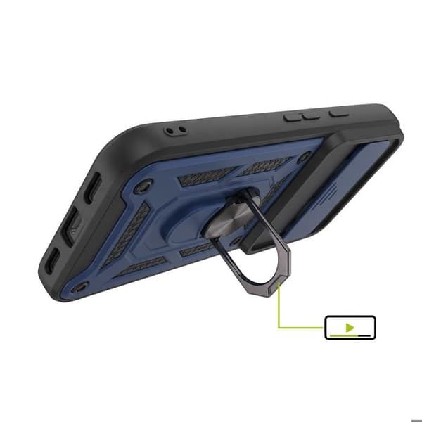 Cover til Pixel 11 / 11 Pro med skydelåg til kamera og magnetring Mayaxess Sort Svart