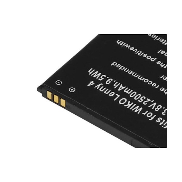 Li-ion akku Wiko Lenny 4 Plus yhteensopiva Wiko 3913 3,8V Musta Svart