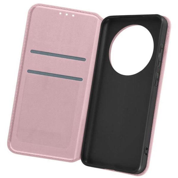 Fodral för Honor Magic 6 Lite korthållare Videostöd Rosa Champagne Rosa