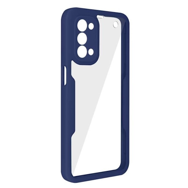 Kokonaiskuori - AVIZAR - Oppo A74 5G ja A54 5G - Pleksilasi ja polymeeri - 360° suojaus - Sekatyyppi Blå