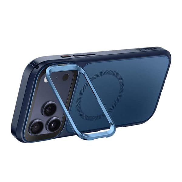 Helcase til iPhone 17 Pro MagSafe Stødabsorberende 6m med I-Blason Støtte Blå Blå
